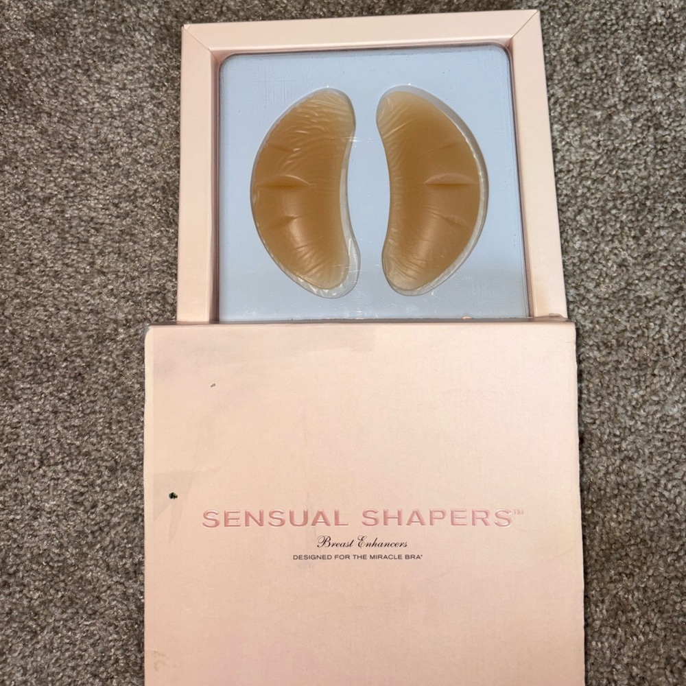 Vintage Victoria Secret Sensual Shapers Breast Enhancements Gel Bra Inserts